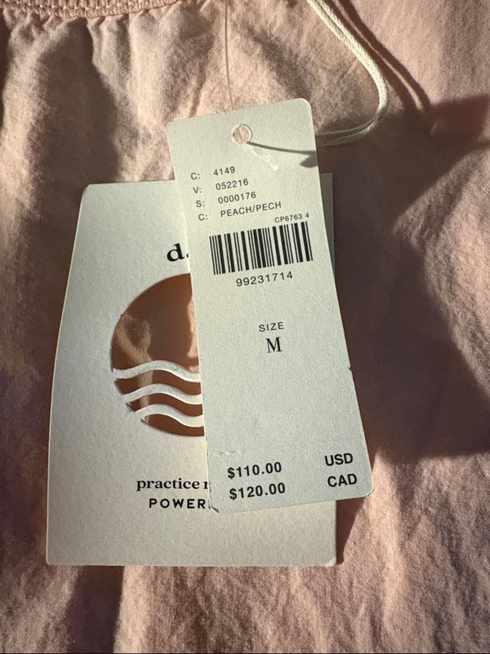 ANTHROPOLOGIE Daily Practice Hill Up Tiered Midi Dress Pink Size Medium NWT - Picture 5 of 6